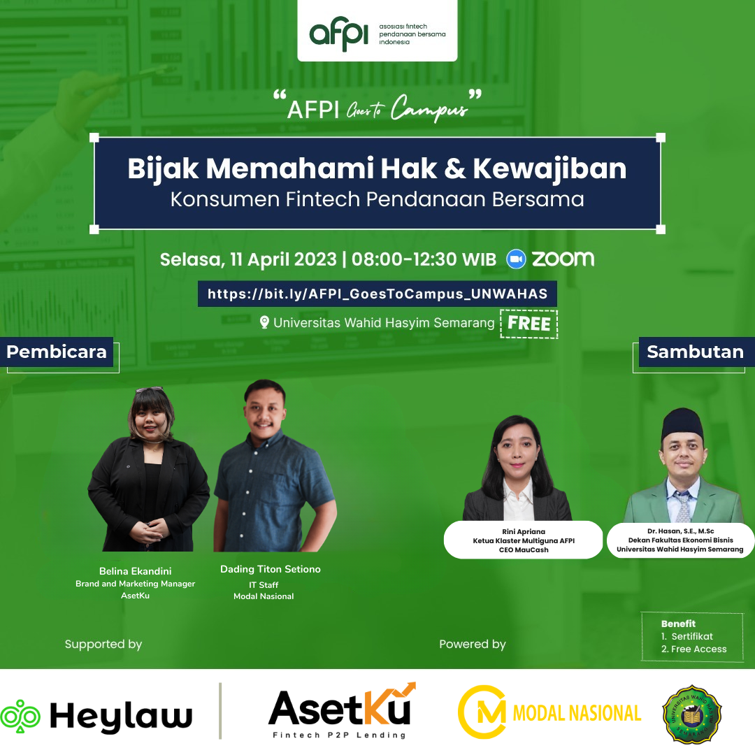 Webinar Fintech Heylaw Dan Afpi Gandeng Unwahas Heylaw